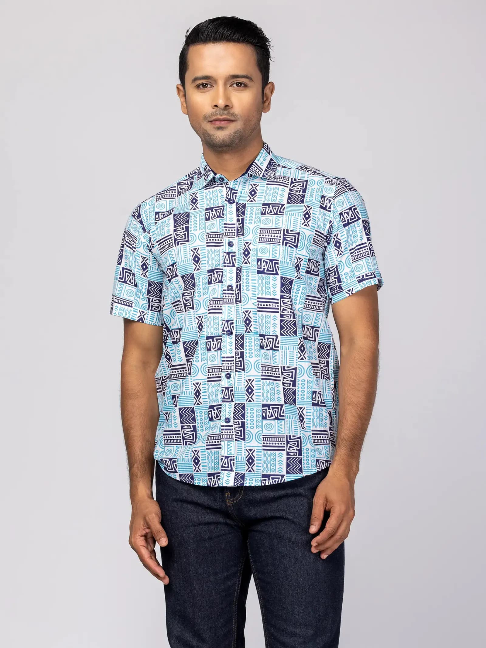 Floral Printed Cotton Shalwar Kameez